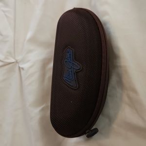 Maui Jim hard dark brown sunglasses case new